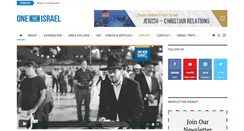 Desktop Screenshot of oneforisrael.org
